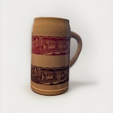 Genuine Rastal Grenzhausen HOHR 1986 Munchen German Beer Mug Trains picture