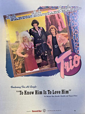 1987 Vintage Magazine Advertisement Trio Linda Rondstadt Dolly Parton Emmylou picture