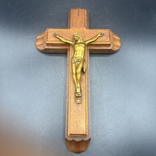 CATHOLIC LAST RITES CROSS CRUCIFIX - 12” x 7” picture