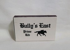 Vintage Bully's Prime Rib Restaurant Matchbox San Diego CA Advertising Matchbook picture