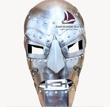 ZAIN Handcrafted Steel Dr. Doom Mask Comic Cosplay, LARP Prop Halloween Costume picture