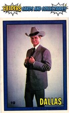 1981 Donruss Dallas # 19 J.R. Ewing picture