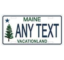 Novelty, Personalized State License Plates-Maine 2025. Three Sizes Available picture