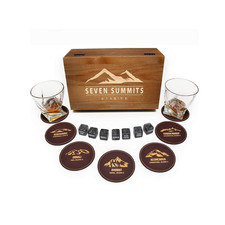 The Ultimate Whiskey Gift Set – Unique Bourbon Stones & Glasses in Luxury Wooden picture