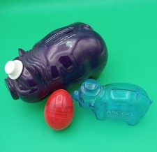 3 Vintage Plastic Coin Banks picture
