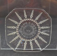 Vintage Federal Glass Columbia Clear Bread Butter Plate c1938-1942 6