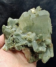Natural Chlorite Quartz Cluster 590 grams picture