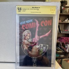 Miss Meow #2 CBCS 9.8 Yellow Label SIGNED Ryan Kincaid Var Merc Mag White Pages picture
