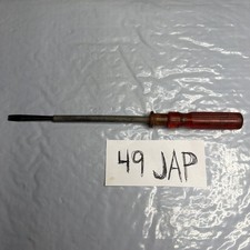 Vintage Quick Wedge No. 1736 Flat Screwdriver Salt Lake City Red Handle picture