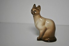 PORCELAIN Figurine Cat Siamese picture