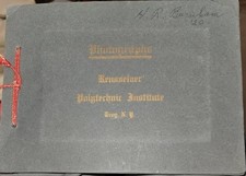 RARE Rensselaer Polytechnic Institute (RPI) Photo Album 1911-1920 picture