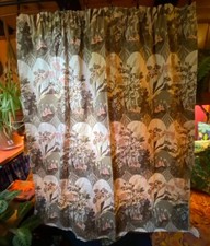 Vintage Moygashel Bardfield Pair of Curtains picture