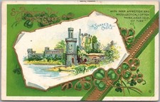 Vintage 1912 ST. PATRICK'S DAY Embossed Postcard 