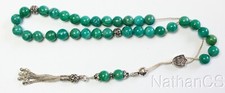 Russian Amazonite & Sterling Silver Greek Komboloi Worry Beads picture