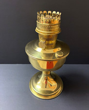 Vintage Aladdin Brass Oil Kerosene Mantle Lamp w/ 23 Brass Burner Including Wick picture