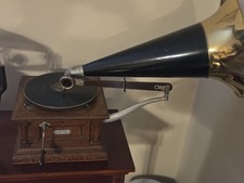  Early Victor Model MS MONARCH Front-mount Phonograph.  LAST TIME TO LOWER PRICE picture