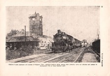 Kingsport Depot TN 4-6-0 10-Wheeler Express Eastman Industrial Plant Mag Excerpt picture