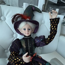 30in Cynthia Rowley Halloween Fantasy Elves Elf/Pixie Collectible Figurine Doll picture
