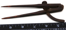 Vintage Antique Adjustable Machinists Inside Outside Steel Metal Calipers Tool picture