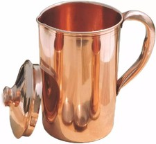 Pure Copper Smooth Water Jug/Copper Pitcher for Ayurveda Health Benefit picture