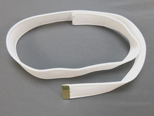 US Navy USN Mens Belt Poly Wool White Gold Tip Dress Uniform 44