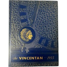 The Vincentan Yearbook 1955 St Vincent High School Perryville Missouri picture
