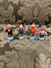 Lot of 4 Miniature Erzgebirge GDR Winter Children KWO - Germany picture