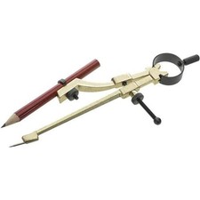 General Tools 842 Precision Pencil Compass, includes pencil , Yellow, 1 Count picture