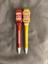 Rare Whataburger Ketchup & Mustard Pens picture