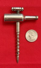 Antique Williamson's NEW CENTURY 1920's CHAMPAGNE TAP Bottle Shaped Corkscrew picture
