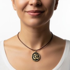 P719 Om Shiva chant Peace Auspicious Tantra Pashupati Temple Universe Pendant picture