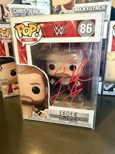 ✍️ Funko POP WWE #86 EDGE Vinyl Figure Autographed COA signed Adam Copeland picture