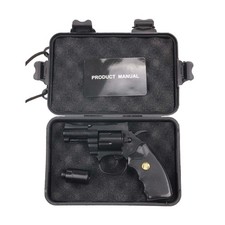 Revolver Pistol Torch Lighter – Butane Refillable Gun Style with Silencer picture