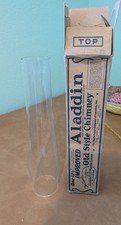 NIB Antique Vintage Aladdin Improved Old Style Chimney 12.5