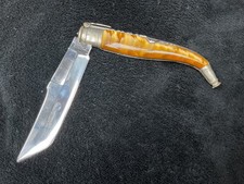 VINTAGE SPANISH FOLDING NAVAJA ARCOS ALBACETE POCKET KNIFE EXCELLENT INOX BLADE picture