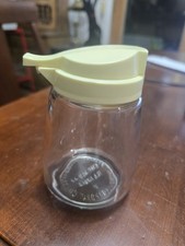 Vntg MCM Federal Housewares Villaware Dispenser Yellow Thumb Flip- RARE picture