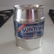 Vintage Steel Beer Can Suntory Import Draft Beer Suntory Brewery Japan 10oz picture