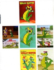 WALLY GATOR    CUSTOM   NOVELTY   TRADING CARD 6 CARDS   SET picture