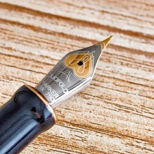 Fine-Carved No.6 Fountain Pen Nib Bird Heart Design Calligraphy Tip picture
