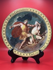 Vintage Fifth Commandment collector plate Mary Mayo 24k Gold Danbury Mint picture