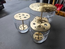 Fritz Hansen Jaime Hayon Ikebana Vase Set of 3 Large Small Brass Glass picture