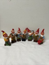 Zeho West Germany 6” Gnomes 1944-45, 47-48, 52-53, 55. Lot Of 7 picture