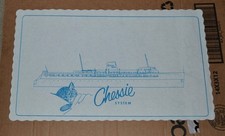 VTG 1970s Chessie System Shipboard Place Mat C&O Ferry Lake Michigan picture