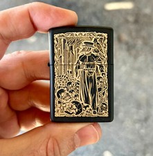 Doctor Plague Custom Engraved Zippo | Black Matte Case | Made in USA picture