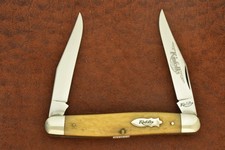 KINFOLKS CASE XX FAMILY BRAND MADE IN USA BONE PREMIUM MUSKRAT KNIFE (31813) picture