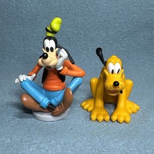 3” PVC Goofy Disney Pluto Lot Of 2 Cake Topper Figurine picture
