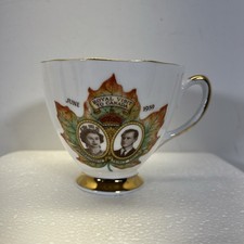 Vintage Colclough England Bone China 1959 Royal Visit To Canada Tea Cup picture