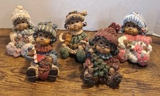 Vintage K’s Collection African American HoboKids At Play Lot of 5 Figurines picture