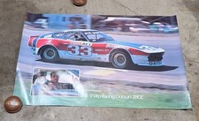 Paul Newman Datsun 280z Racing Poster Vintage RARE 36x24 picture