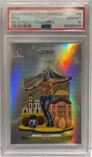 Pele National Landmarks Panini Prizm Copa America 2024 PSA 10 picture